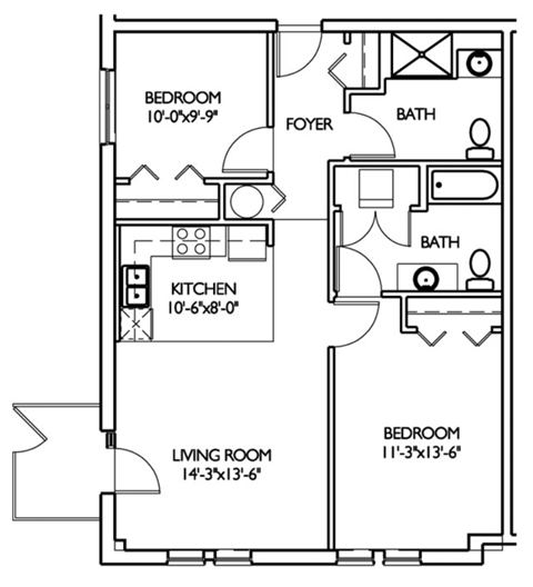 305 Park Ave West 1-3 Beds Apartment, Affordable, Fee Managed, Income Restriction for Rent - Photo Gallery 33
